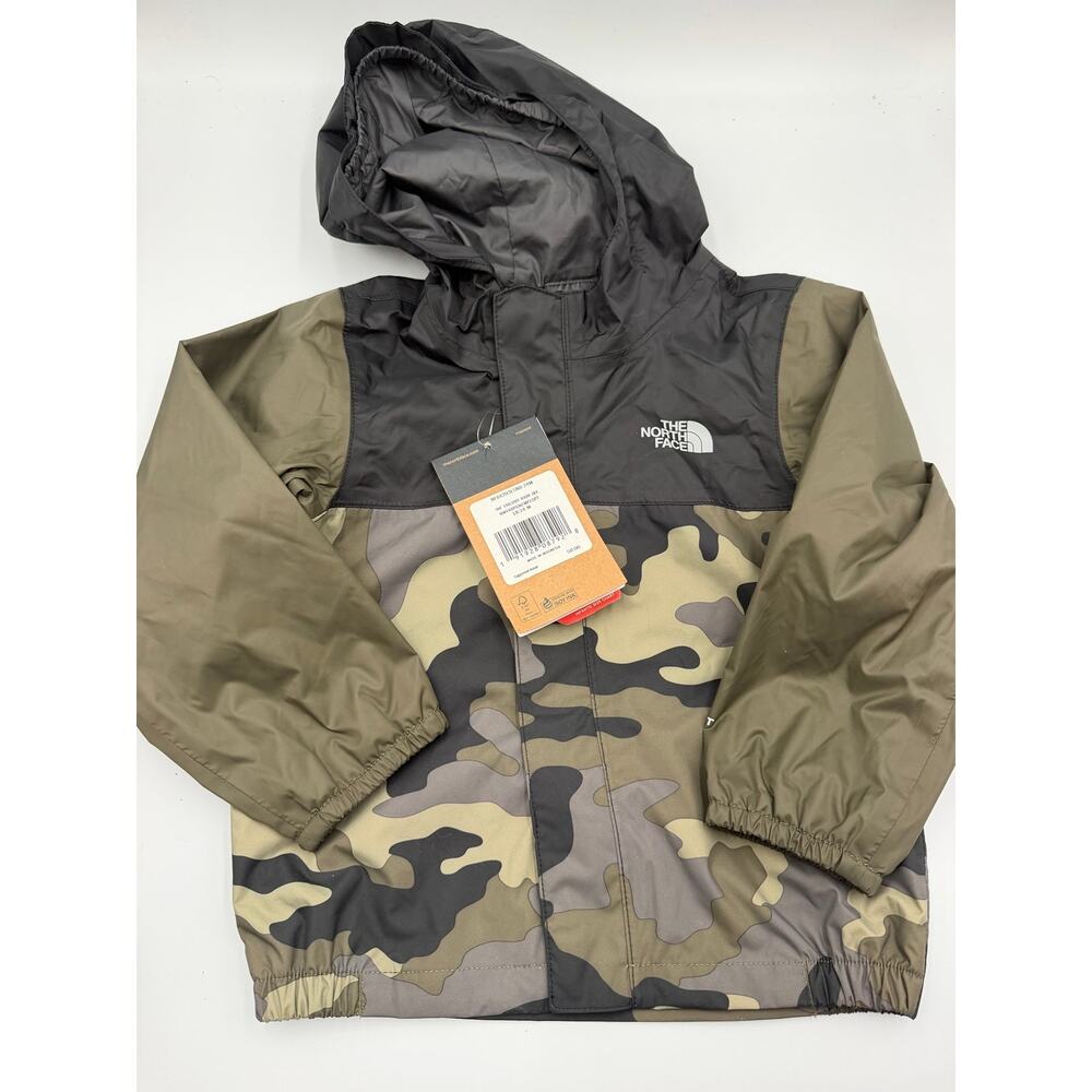 North face infant tail out rain jacket camo 18-24m NEW